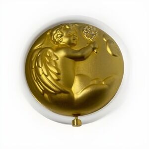 October Estee Lauder Lucidity Crystal Angel Cherub Compact